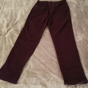 Plum colored jeans